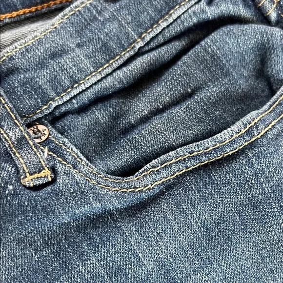 Abercrombie & Fitch Medium Blue Wide Leg Jeans - Picture 3 of 6